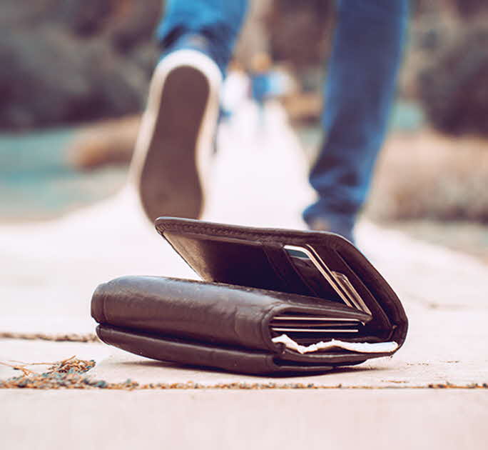 Report lost credit card